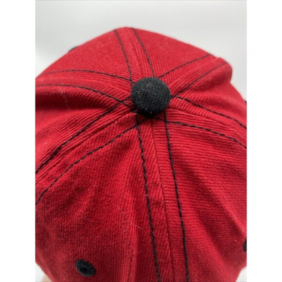 Case Agriculture Farm Heavy Equipment Baseball Hat Cap Red Black Logo - Picture 6 of 13